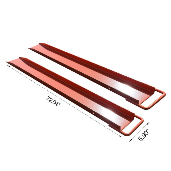 AGT Industrial 72" Steel Forklift Extensions