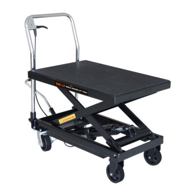 1100-lb Mobile Scissor Lift Table, 34" Lifting Height
