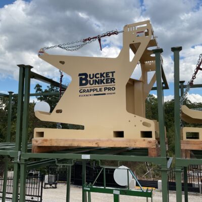 Bucket Bunker Grapple PRO w/2 Dirt Bit & 1 Rock Bit Pocket