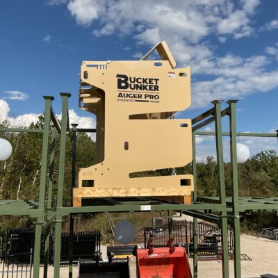 Bucket Bunker Auger PRO w/3 Rock Bit Pockets