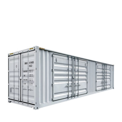 40-foot high cube shipping container with side doors