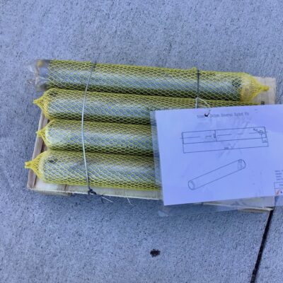 Hardened excavator bucket pin 50mm x 345mm